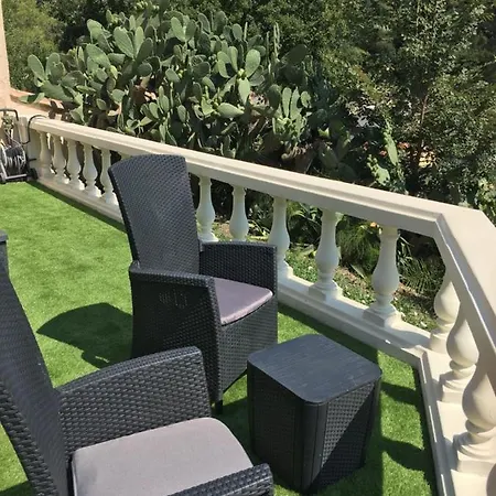 Villa Les Yuccas - Pool - Sea View Cagnes-sur-Mer Buitenkant foto